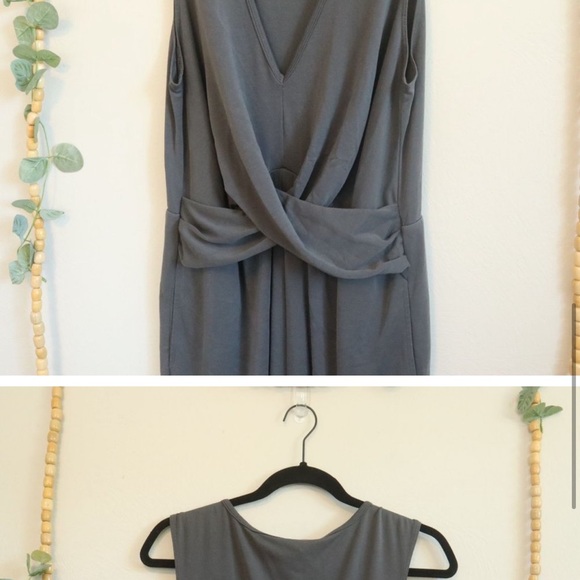 Fabletics Cristyn Wide-Leg Jumpsuit Gray Size XL - Picture 6 of 10